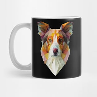 Polygon Dog Head 03 Mug